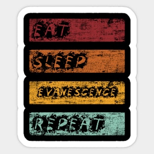 Eat Sleep Evan Sticker